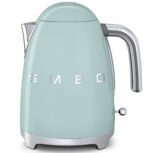 Smeg KLF01PGUS 50's Retro Style Electric Kettle, 1.7 Liter Capacity, Pastel Green