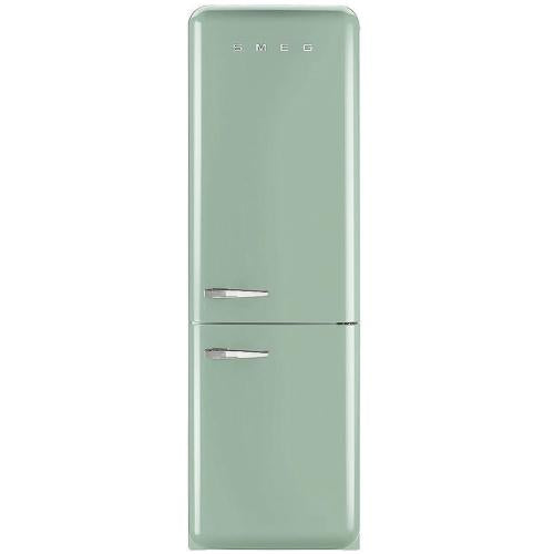 Smeg FAB32UPGRN FAB32 50's Retro Style Bottom-Freezer Refrigerator with Right-Hinge Door, Pastel Green, No Frost Technology