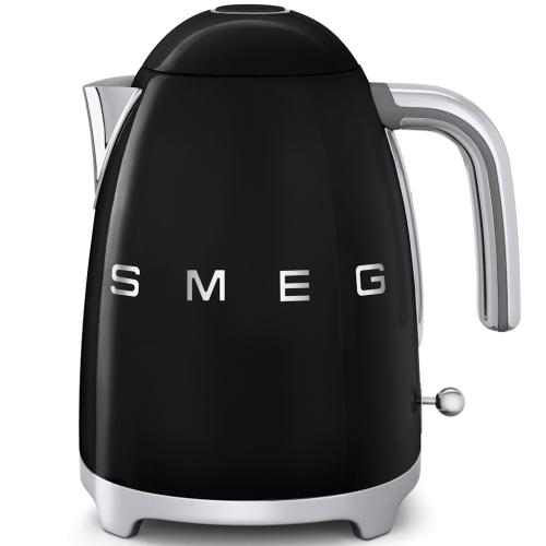 Smeg KLF01BLUS 50's Retro Style Electric Kettle, 1.7 Liter Capacity, Black