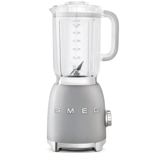 Smeg BLF01SVUS 50's Retro Style Countertop Blender with 48 oz Tritan Jug, Silver
