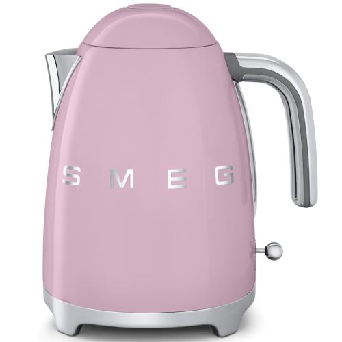 Smeg KLF01PKUS 50's Retro Style Electric Kettle, 1.7 Liter Capacity, Pink
