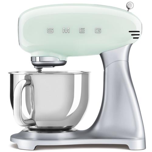 Smeg SMF02PGUS 50's Retro Style Stand Mixer with Pouring Shield and 5 Quart Bowl, Pastel Green