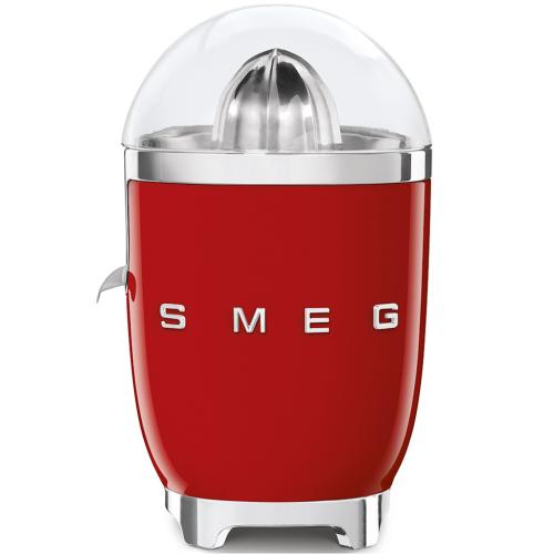 Smeg CJF01RDUS 50's Retro Style Citrus Juicer with Automatic Start/Stop Function, Red