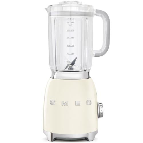 Smeg BLF01CRUS 50's Retro Style Countertop Blender with 48 oz Tritan Jug, Cream