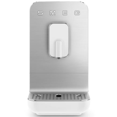 Smeg BCC01WHMUS Fully Automatic Bean-to-Cup Coffee Machine with Integrated Grinder, White Matte